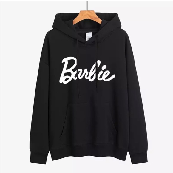 Miss Glam Co. Sweaters - Black Barbie Hoodie